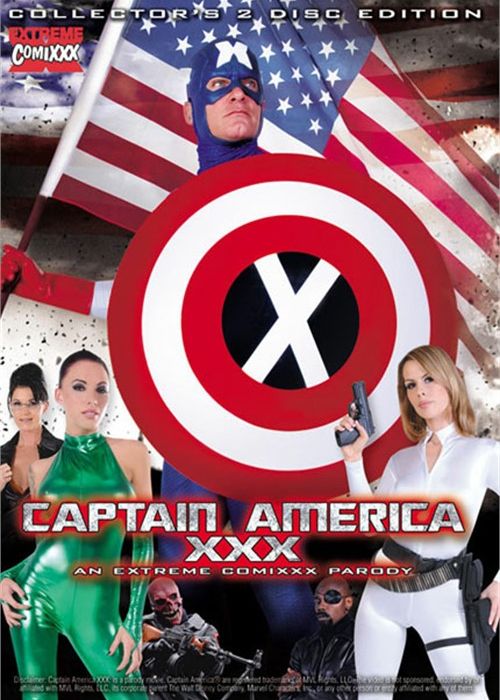 Captain America XXX: An Extreme Comixxx Parody cover
