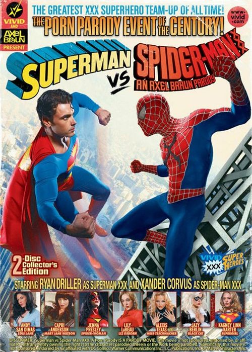 Superman vs Spider-Man XXX: A Porn Parody cover