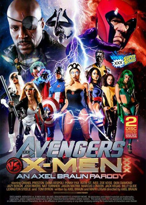 Avengers VS X-Men XXX Parody cover