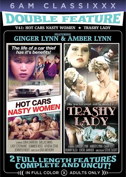 Double Feature V41: Hot Cars Nasty Women/Trashy Lady cover